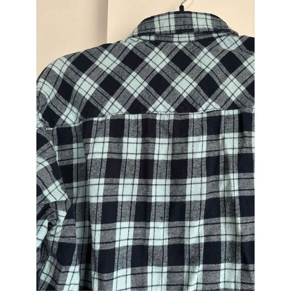 Lot of 2 Men's Flannels SZ Medium 100% Cotton Old Navy Ranch Tough - Picture 7 of 9
